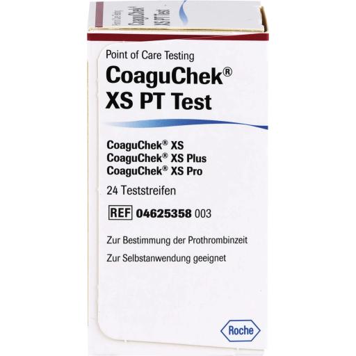 Roche 24 CT CoaguChek XS PT Test Strip EXP: 08-31-2026